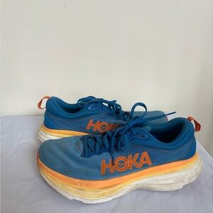 Hoka One One Hoka Bondi 8 Coastal Sky Orange Mens Size 11.5D sneakers